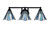 Toltec Lighting - 3423-MB-9325 - Three Light Bath Bar - Paramount - Matte Black