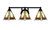 Toltec Lighting - 3423-MB-9345 - Three Light Bath Bar - Paramount - Matte Black