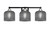 Toltec Lighting - 3423-MBBN-4612 - Three Light Bath Bar - Paramount - Matte Black & Brushed Nickel