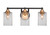 Toltec Lighting - 3423-MBBR-530 - Three Light Bath Bar - Paramount - Matte Black & Brass