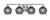Toltec Lighting - 3424-BN-4622 - Four Light Bath Bar - Paramount - Brushed Nickel