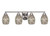 Toltec Lighting - 3424-BN-5054 - Four Light Bath Bar - Paramount - Brushed Nickel