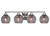 Toltec Lighting - 3424-BN-5112 - Four Light Bath Bar - Paramount - Brushed Nickel