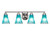 Toltec Lighting - 3424-BN-725 - Four Light Bath Bar - Paramount - Brushed Nickel