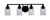 Toltec Lighting - 3424-MB-3002 - Four Light Bath Bar - Paramount - Matte Black