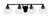 Toltec Lighting - 3424-MB-4100 - Four Light Bath Bar - Paramount - Matte Black
