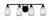 Toltec Lighting - 3424-MB-4165 - Four Light Bath Bar - Paramount - Matte Black