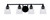 Toltec Lighting - 3424-MB-461 - Four Light Bath Bar - Paramount - Matte Black