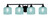 Toltec Lighting - 3424-MB-4615 - Four Light Bath Bar - Paramount - Matte Black