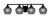 Toltec Lighting - 3424-MB-4622 - Four Light Bath Bar - Paramount - Matte Black
