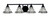 Toltec Lighting - 3424-MB-9105 - Four Light Bath Bar - Paramount - Matte Black