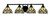 Toltec Lighting - 3424-MB-9435 - Four Light Bath Bar - Paramount - Matte Black