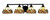 Toltec Lighting - 3424-MB-9975 - Four Light Bath Bar - Paramount - Matte Black