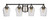 Toltec Lighting - 3424-MBBN-210 - Four Light Bath Bar - Paramount - Matte Black & Brushed Nickel