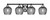 Toltec Lighting - 3424-MBBN-4602 - Four Light Bath Bar - Paramount - Matte Black & Brushed Nickel