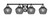 Toltec Lighting - 3424-MBBN-4622 - Four Light Bath Bar - Paramount - Matte Black & Brushed Nickel