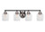 Toltec Lighting - 3424-MBBN-4810 - Four Light Bath Bar - Paramount - Matte Black & Brushed Nickel