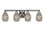 Toltec Lighting - 3424-MBBN-5054 - Four Light Bath Bar - Paramount - Matte Black & Brushed Nickel