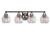 Toltec Lighting - 3424-MBBN-5110 - Four Light Bath Bar - Paramount - Matte Black & Brushed Nickel