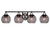 Toltec Lighting - 3424-MBBN-5112 - Four Light Bath Bar - Paramount - Matte Black & Brushed Nickel
