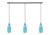 Toltec Lighting - 36-BN-5065 - Three Light Linear Pendalier - Any - Brushed Nickel