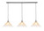 Toltec Lighting - 36-BN-700 - Three Light Linear Pendalier - Any - Brushed Nickel