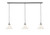 Toltec Lighting - 36-BN-7195 - Three Light Mini Pendant - Any - Brushed Nickel