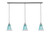 Toltec Lighting - 36-BN-725 - Three Light Linear Pendalier - Any - Brushed Nickel