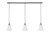 Toltec Lighting - 36-BN-729 - Three Light Linear Pendalier - Any - Brushed Nickel