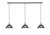 Toltec Lighting - 36-BN-9955 - Three Light Linear Pendalier - Any - Brushed Nickel