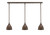 Toltec Lighting - 36-BRZ-425 - Three Light Linear Pendalier - Any - Bronze