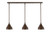 Toltec Lighting - 36-BRZ-427 - Three Light Linear Pendalier - Any - Bronze