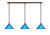 Toltec Lighting - 36-BRZ-435 - Three Light Linear Pendalier - Any - Bronze