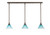 Toltec Lighting - 36-BRZ-458 - Three Light Linear Pendalier - Any - Bronze