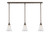 Toltec Lighting - 36-BRZ-721 - Three Light Linear Pendalier - Any - Bronze