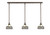 Toltec Lighting - 36-BRZ-9485 - Three Light Linear Pendalier - Any - Bronze