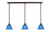 Toltec Lighting - 36-DG-4155 - Three Light Linear Pendalier - Any - Dark Granite