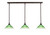 Toltec Lighting - 36-DG-437 - Three Light Mini Pendant - Any - Dark Granite