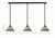 Toltec Lighting - 36-DG-603 - Three Light Linear Pendalier - Any - Dark Granite