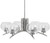 Toltec Lighting - 3706-GP-202 - Six Light Chandelier - Kurve - Graphite