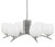 Toltec Lighting - 3706-GP-4811 - Six Light Chandelier - Kurve - Graphite