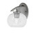 Toltec Lighting - 3720-GP-202 - One Light Wall Sconce - Kurve - Graphite