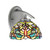 Toltec Lighting - 3720-GP-9905 - One Light Wall Sconce - Kurve - Graphite