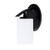 Toltec Lighting - 3720-MB-310 - One Light Wall Sconce - Kurve - Matte Black
