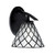Toltec Lighting - 3720-MB-9185 - One Light Wall Sconce - Kurve - Matte Black