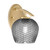 Toltec Lighting - 3720-NAB-4602 - One Light Wall Sconce - Kurve - New Age Brass