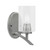 Toltec Lighting - 3721-GP-300 - One Light Wall Sconce - Kurve - Graphite