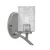 Toltec Lighting - 3721-GP-3002 - One Light Wall Sconce - Kurve - Graphite