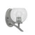 Toltec Lighting - 3721-GP-4100 - One Light Wall Sconce - Kurve - Graphite