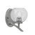 Toltec Lighting - 3721-GP-4102 - One Light Wall Sconce - Kurve - Graphite